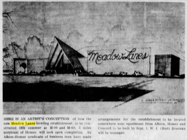 Crossroads Family Fun Center (Meadow Lanes, Homer Lanes) - June 1963 Article